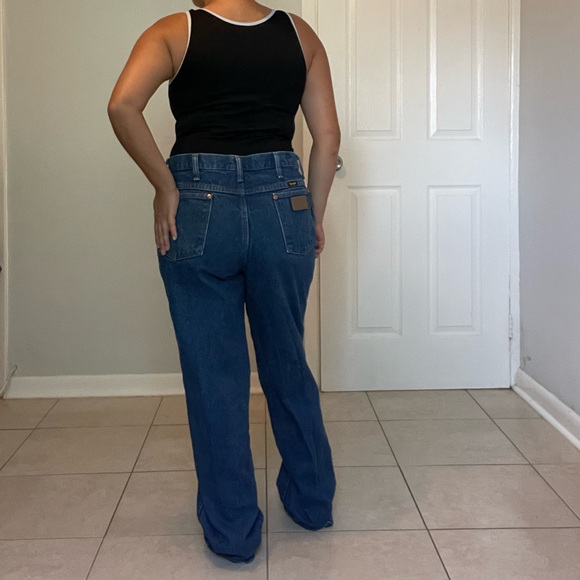 Wrangler Dark Blue Jeans - Picture 7 of 7